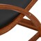 Deko Living Outdoor Cedar Wood Patio Lounge Chair with Black Textilene Fabric COP20206BLK - alternate 4